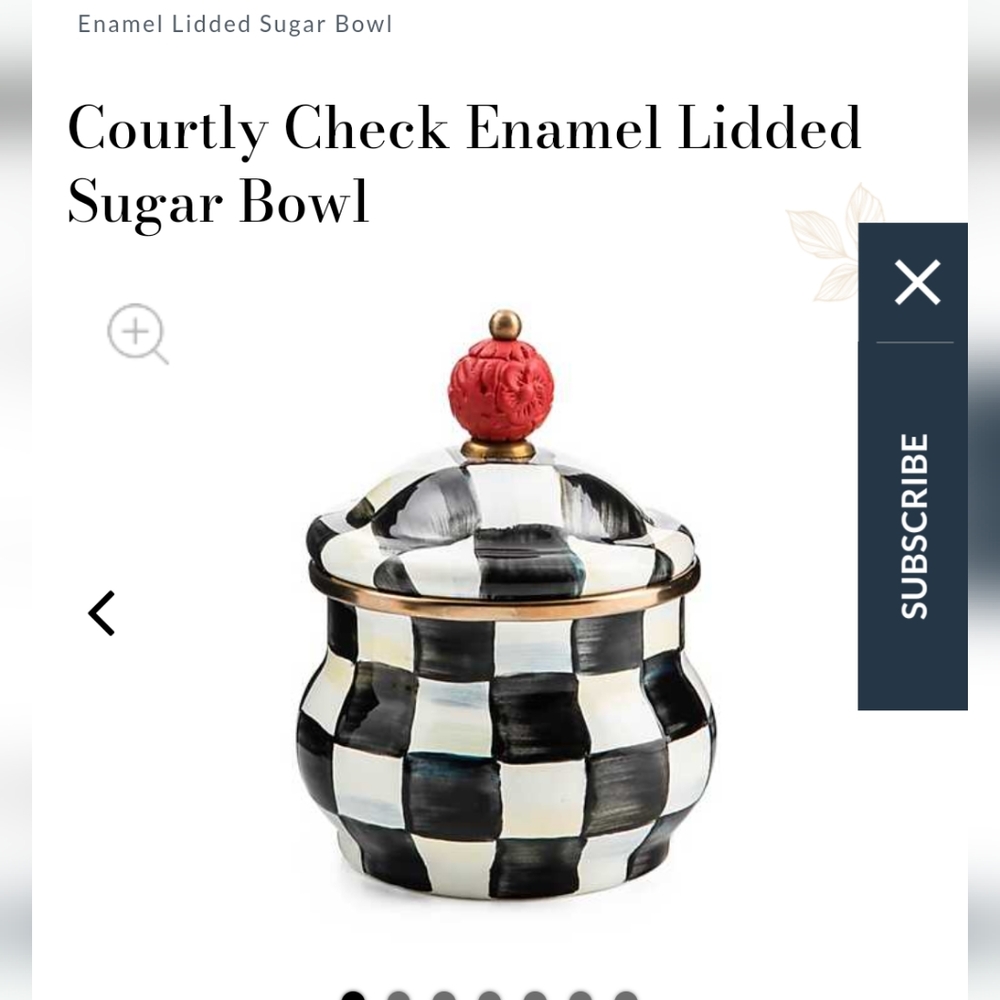 Mackenzie Childs Sugar Bowl